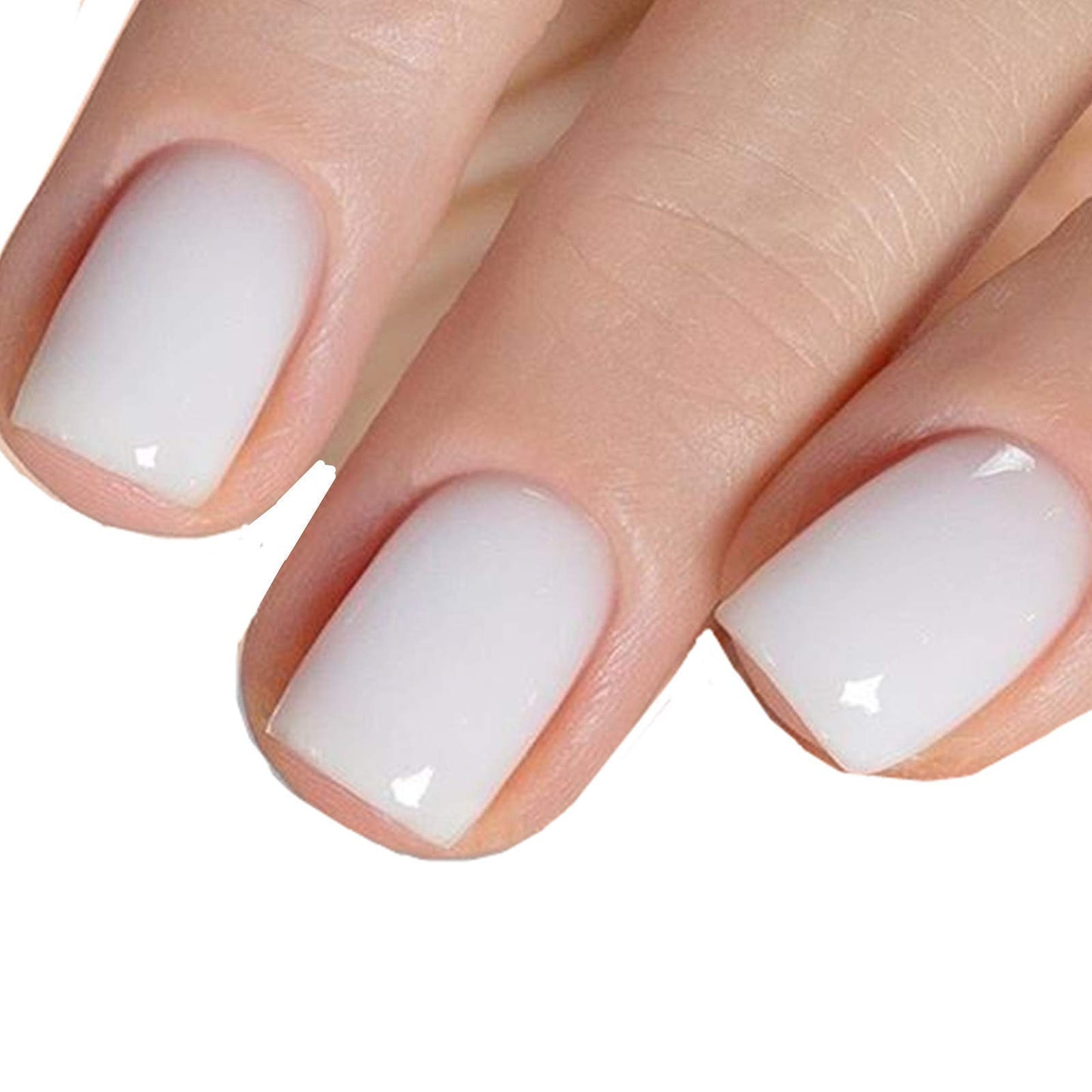 White Smoke MEMEDA Gel Nail Polish, Milky White Nude Gel Polish, 0.27 fl oz