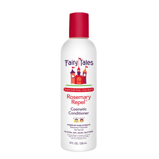 White Smoke Fairy Tales Rosemary Repel Daily Kids Conditioner– Kids Like the Smell, Lice Do Not, 8 fl oz. (Pack of 1)