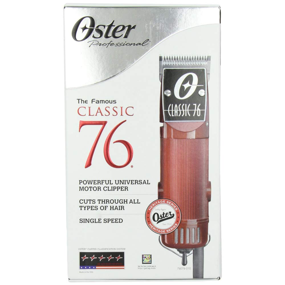Lavender Oster Classic 76 Universal Motor Clipper (076076-010-003) w/Detachable #000 & #1 Blade Red