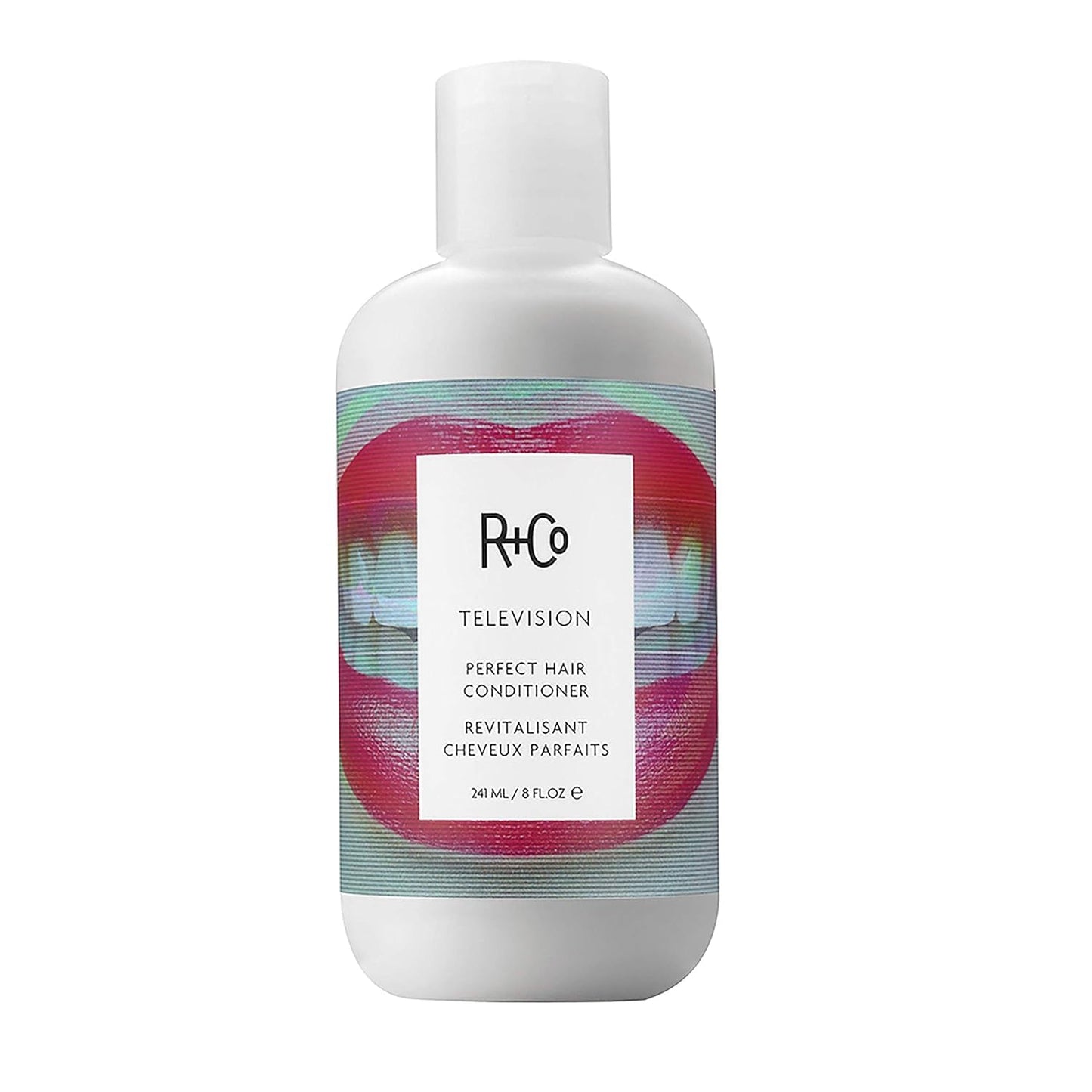 White Smoke R+Co Television Perfect Hair Conditioner | Shine + Strengthening + Softening for All Hair Types | Vegan + Cruelty-Free | 8.5 Oz