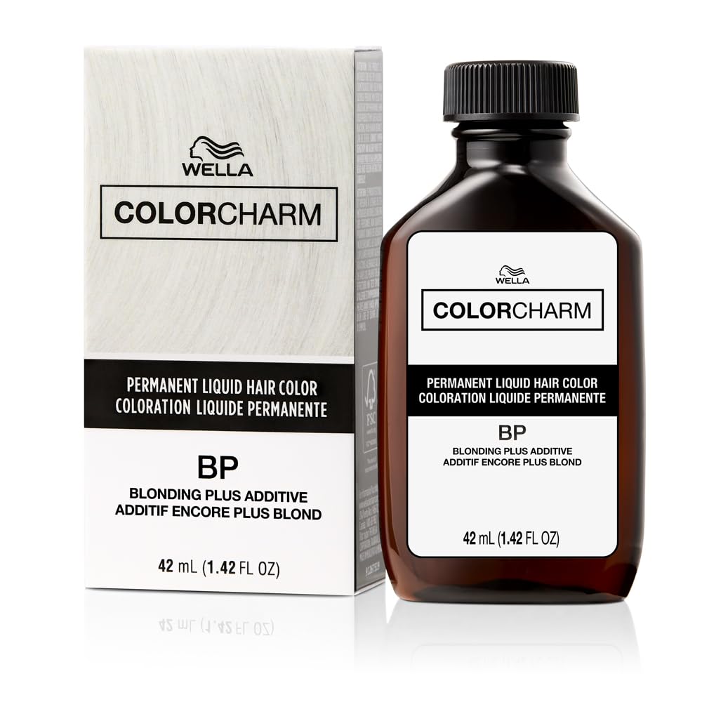 White Smoke COLORCHARM Permanent Liquid Hair Color | Blonding Plus Additive | Up to 100% Gray Coverage | 1.42 Fl Oz