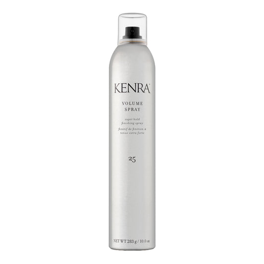 Gray Kenra Professional Volume Spray 25 80% | Super Hold Finishing & Styling Hairspray | Flake-free & Fast-drying | Wind & Humidity Resistance | All Hair Types | 10 oz