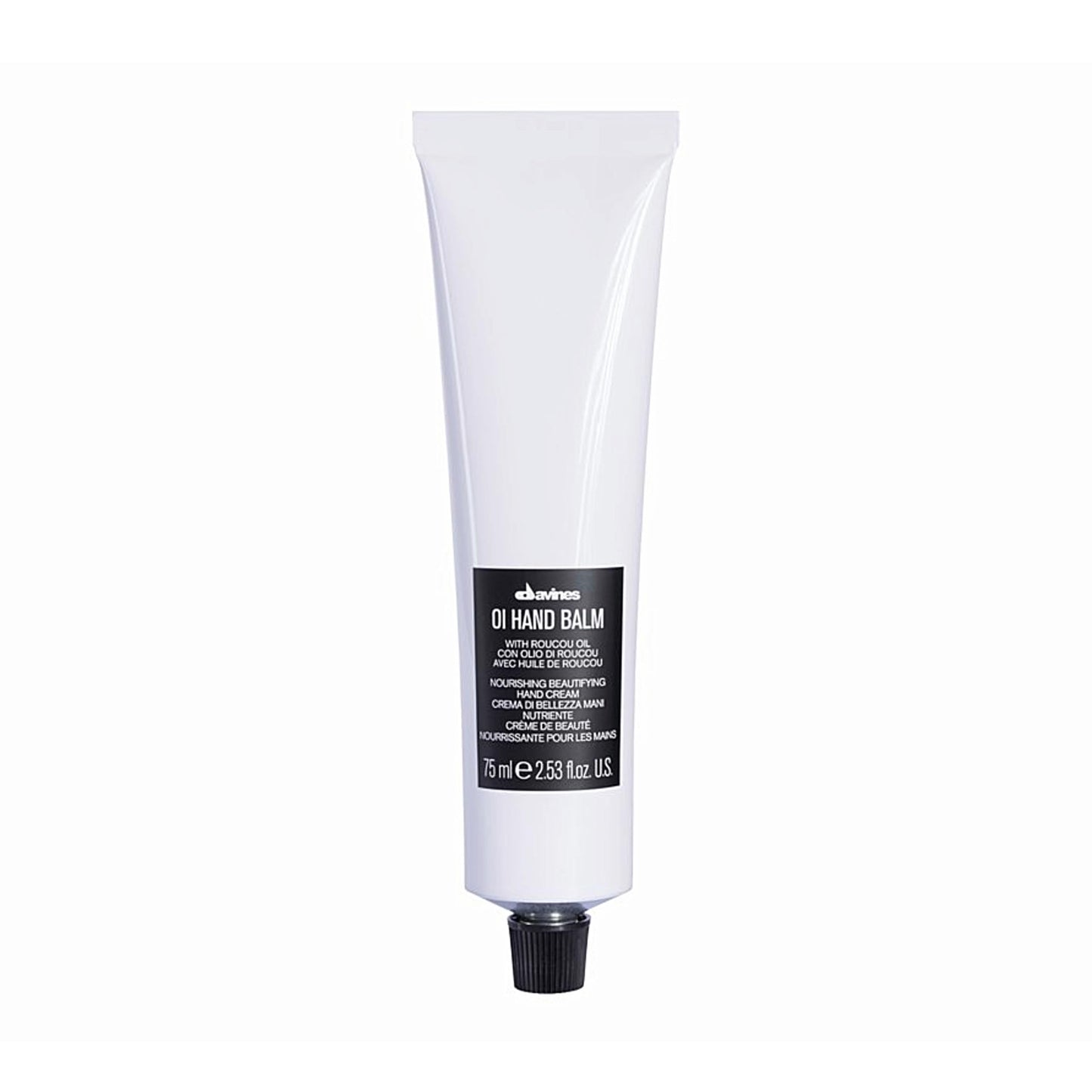 Lavender Davines OI Hand Balm, Nourishing Anti-Aging Hand Cream for All Skin Types - Protects Hands from Environmental Damage with Antioxidant Roucou Oil - Lightweight & Fast Absorbing Hydration, 2.54 Fl Oz