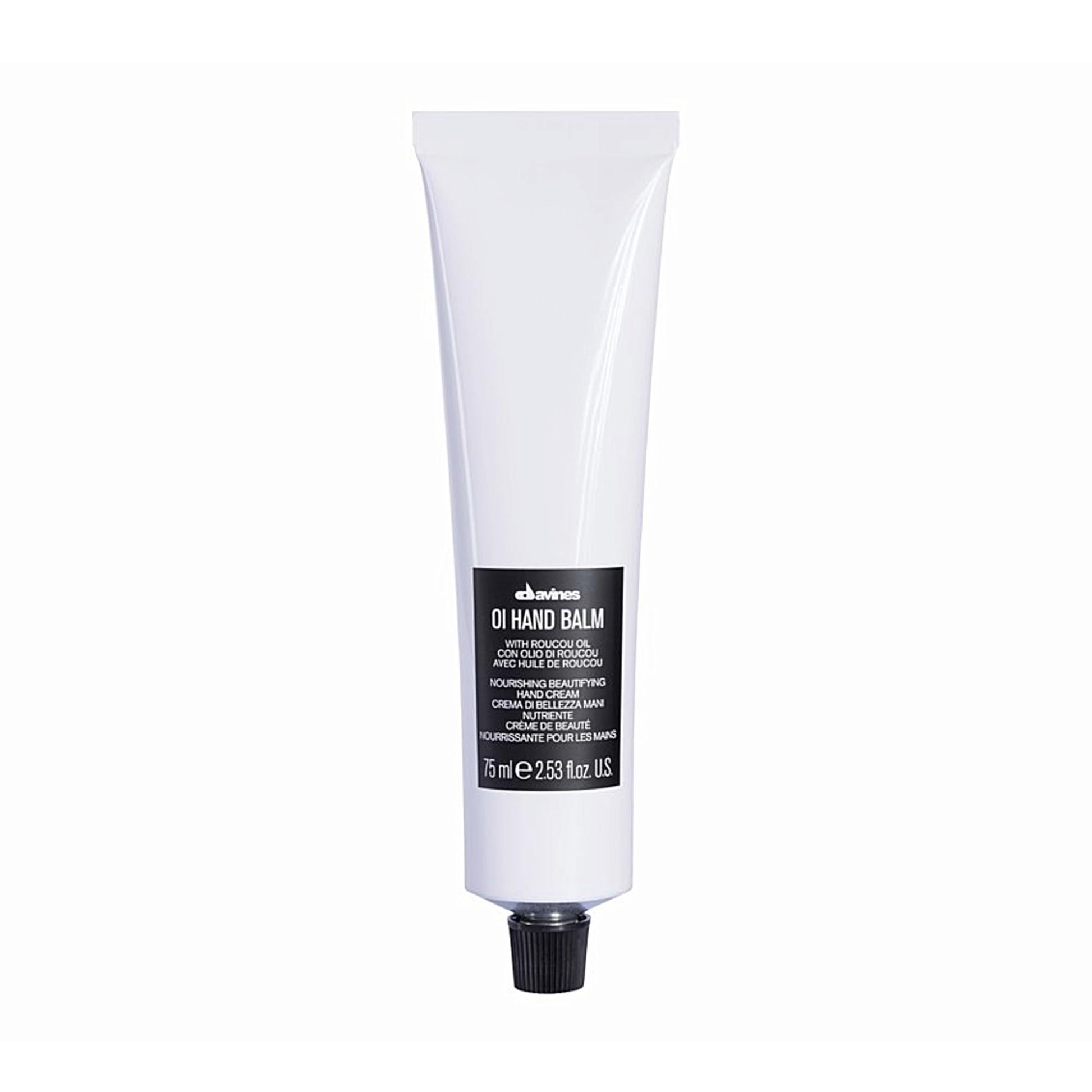 Lavender Davines OI Hand Balm, Nourishing Anti-Aging Hand Cream for All Skin Types - Protects Hands from Environmental Damage with Antioxidant Roucou Oil - Lightweight & Fast Absorbing Hydration, 2.54 Fl Oz