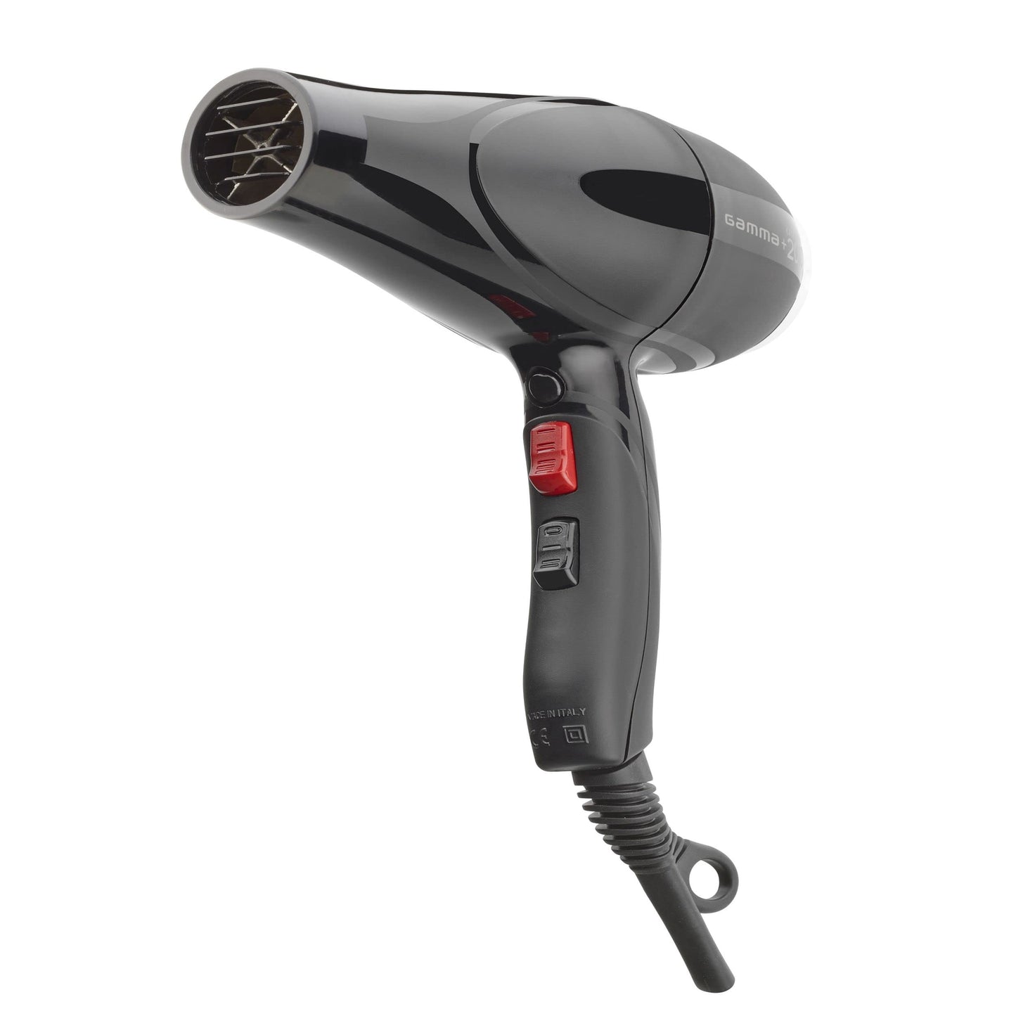 White Smoke GAMMA+ Professional Absolute 2000 Hair Dryer Black, 2 Concentrator Nozzles
