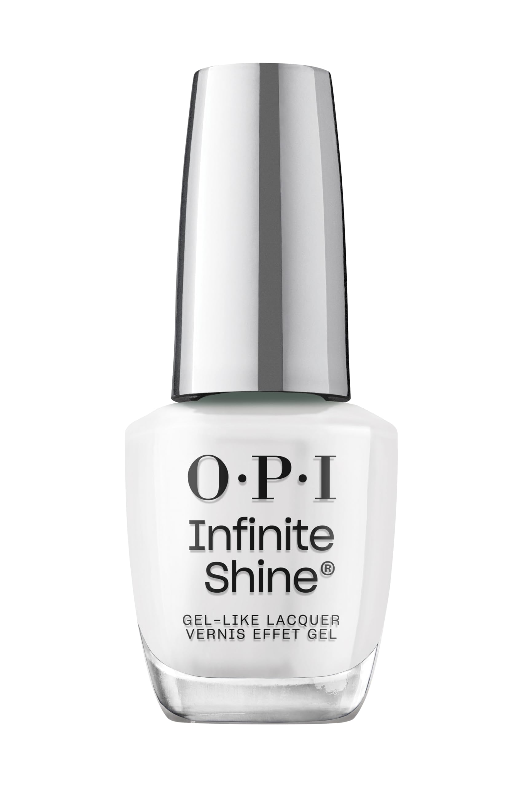 White Smoke OPI Infinite Shine Funny Bunny | Sheer Soft White Crème Long Wear Gel Like Nail Polish | Vegan, Long Lasting, Streak Free