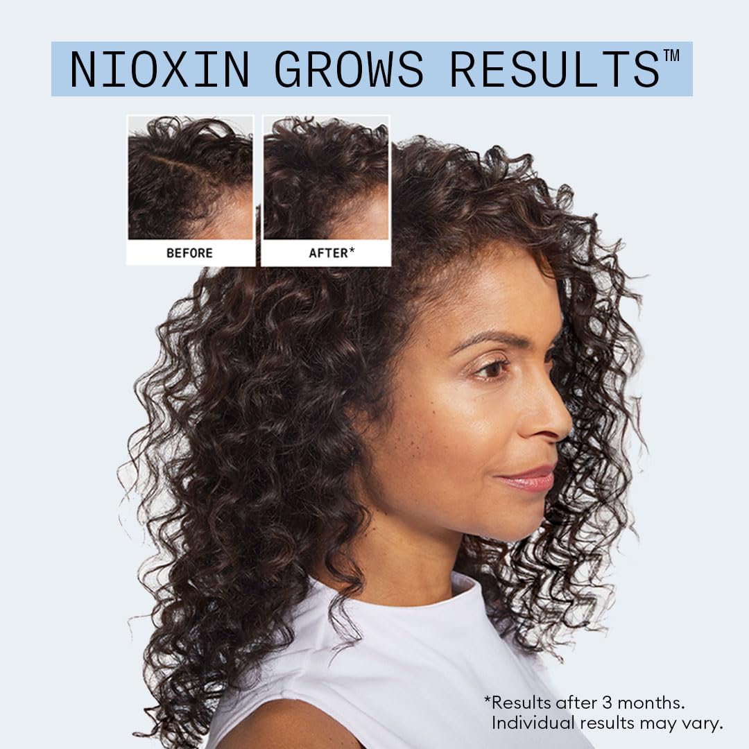 Lavender Nioxin Hair Fall Defense Kit | The Power of Two: Shampoo for Hair Fall 8.1 Fl Oz & Intensive Daily Leave-In Treatment for Thinning 2.3 Fl Oz