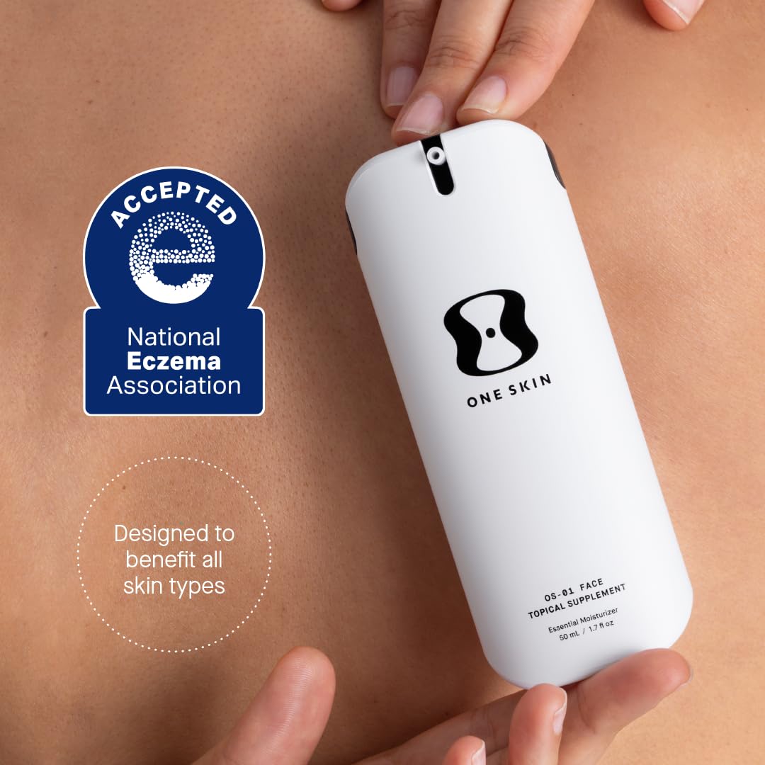 Dark Salmon OneSkin FACE OS-01 Peptide Topical Supplement | Skin Longevity Age Reversal Moisturizer | Safe for Sensitive Skin, Fragrance-Free, 50 mL / 1.7 oz