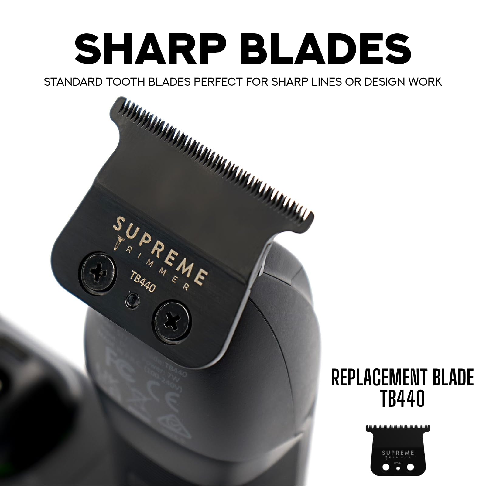 White Smoke Supreme Trimmer Recharge ST777 – Professional Barber Trimmer with 2 Removable Batteries | 8000 RPM Motor, Zero Gap DLC Blades, Smart Charging Dock, USB-C Fast Charge