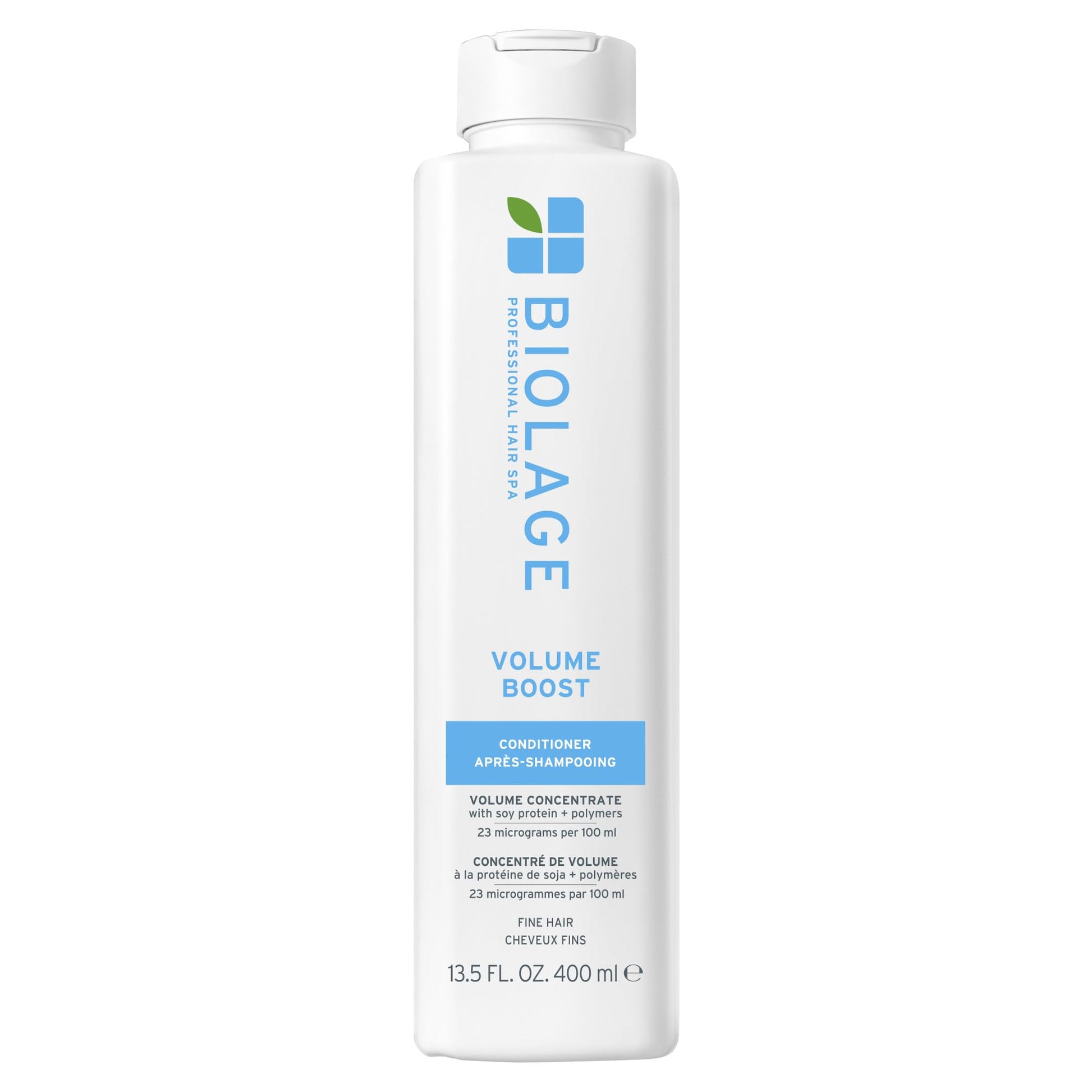 White Smoke Biolage Volume Boost Conditioner - Weightless Moisture, Shine & Volume, Detangles Fine Hair, Soy Protein & Polymers, Vegan & Paraben-Free, 13.5 Fl Oz