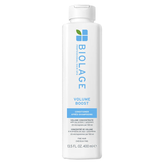 White Smoke Biolage Volume Boost Conditioner - Weightless Moisture, Shine & Volume, Detangles Fine Hair, Soy Protein & Polymers, Vegan & Paraben-Free, 13.5 Fl Oz