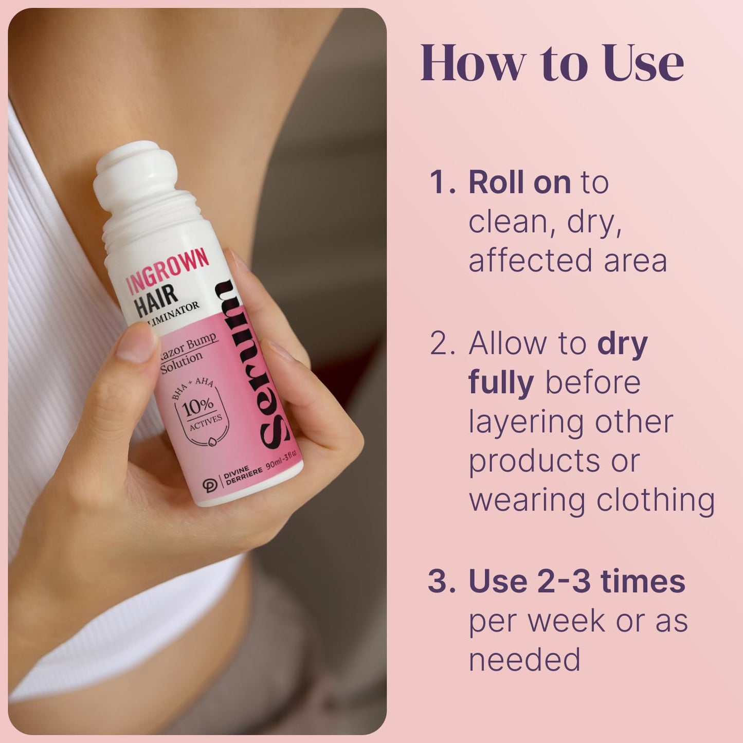 Thistle Razor Bump Stopper with Dark Spot Remover, Ingrown Hair Treatment for Bikini Area and Razor Bumps Treatment - Salicylic Acid After Shave Solution for Ingrown Hairs & Razor Burns