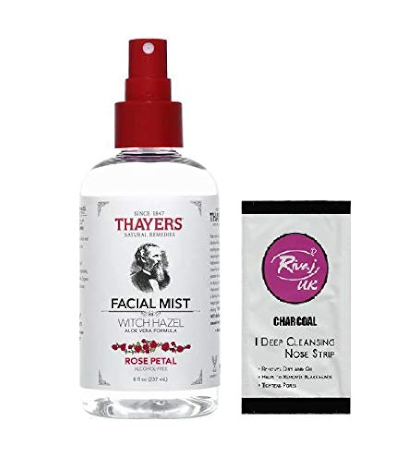 White Smoke Thayers Witch Hazel with Aloe Vera Rose Petal - 12 fl oz