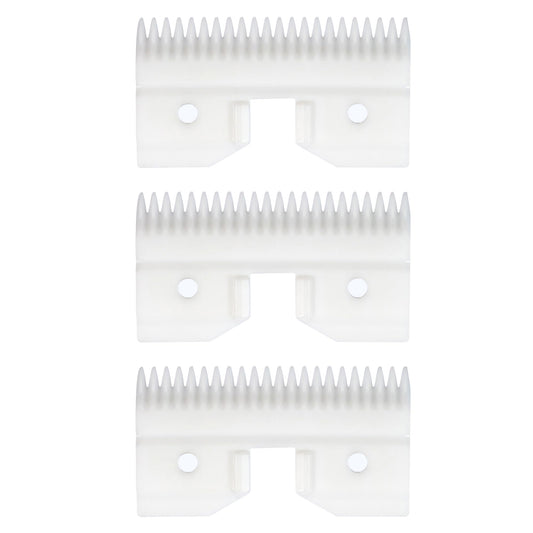 Lavender OwnLifeYF 3PCS Ceramic Coarse Pet Replacement Blade Cutter Compatible with Andis 64440, Compatible with Oster A5, Compatible with Walh KM Series Clippers, 22 Teeth