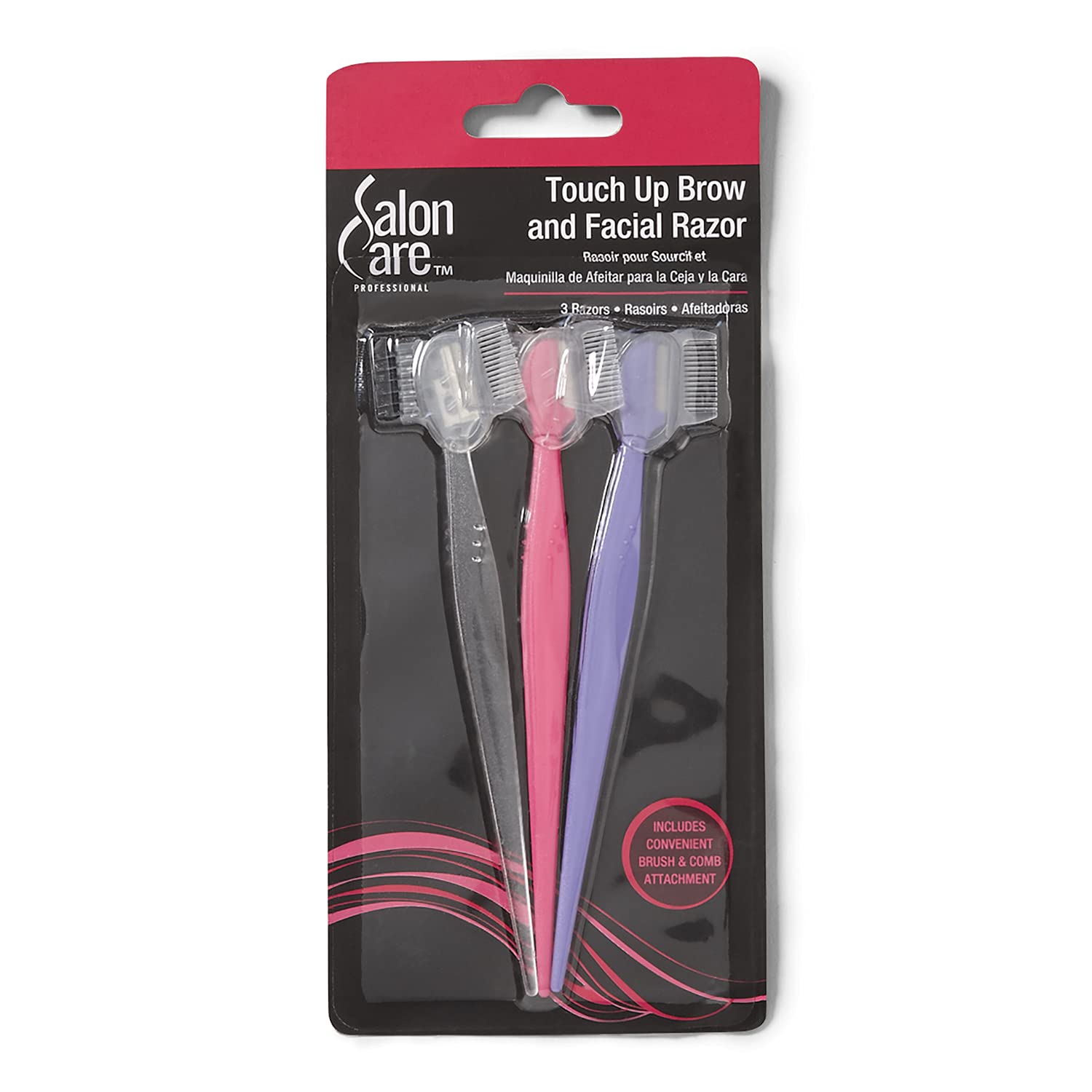 Dark Slate Gray Salon Care Touch Up Brow and Facial Razor