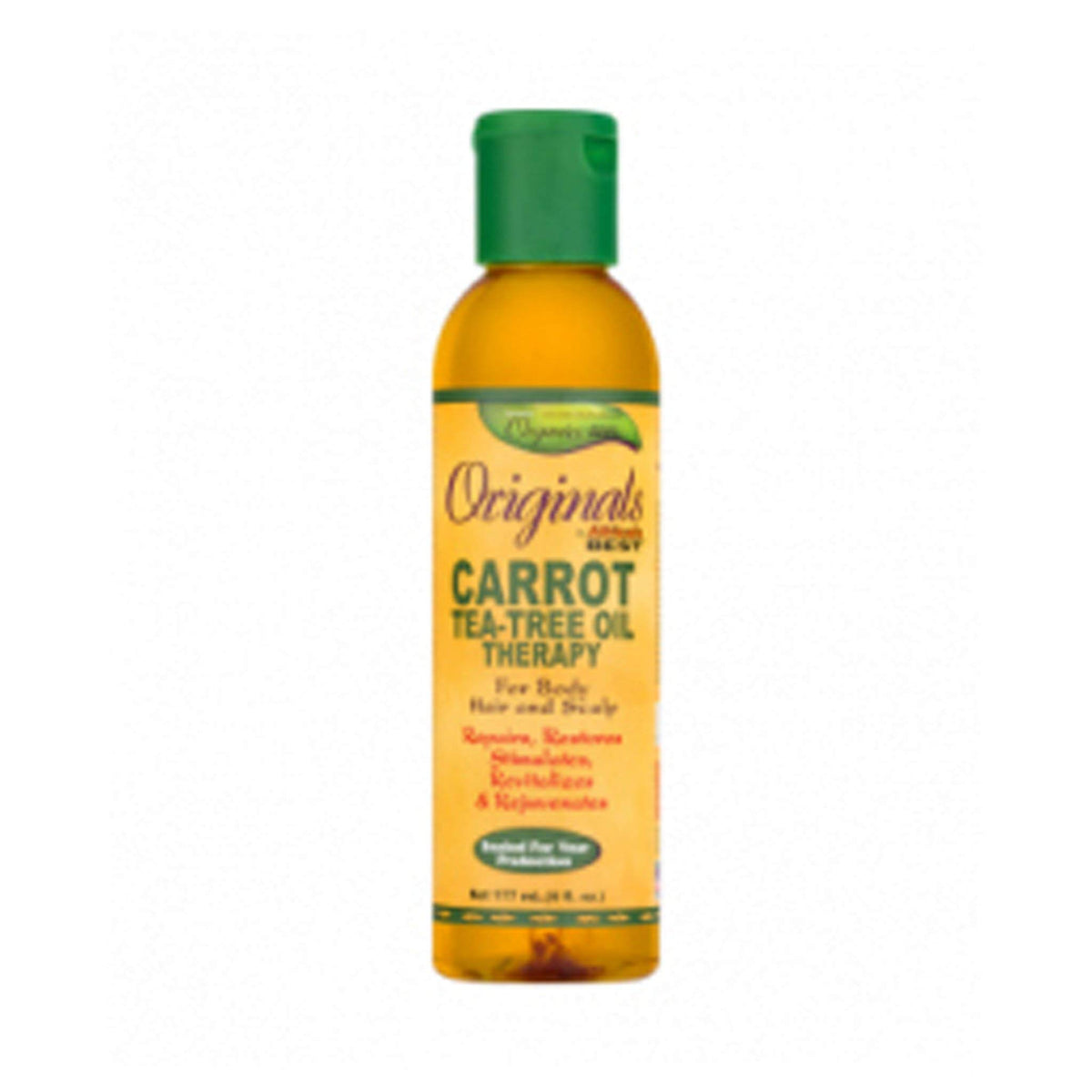 White Smoke Africa's Best Africas Orig Carrot Tea Tree Oil, 177ml, 6 Fl Oz