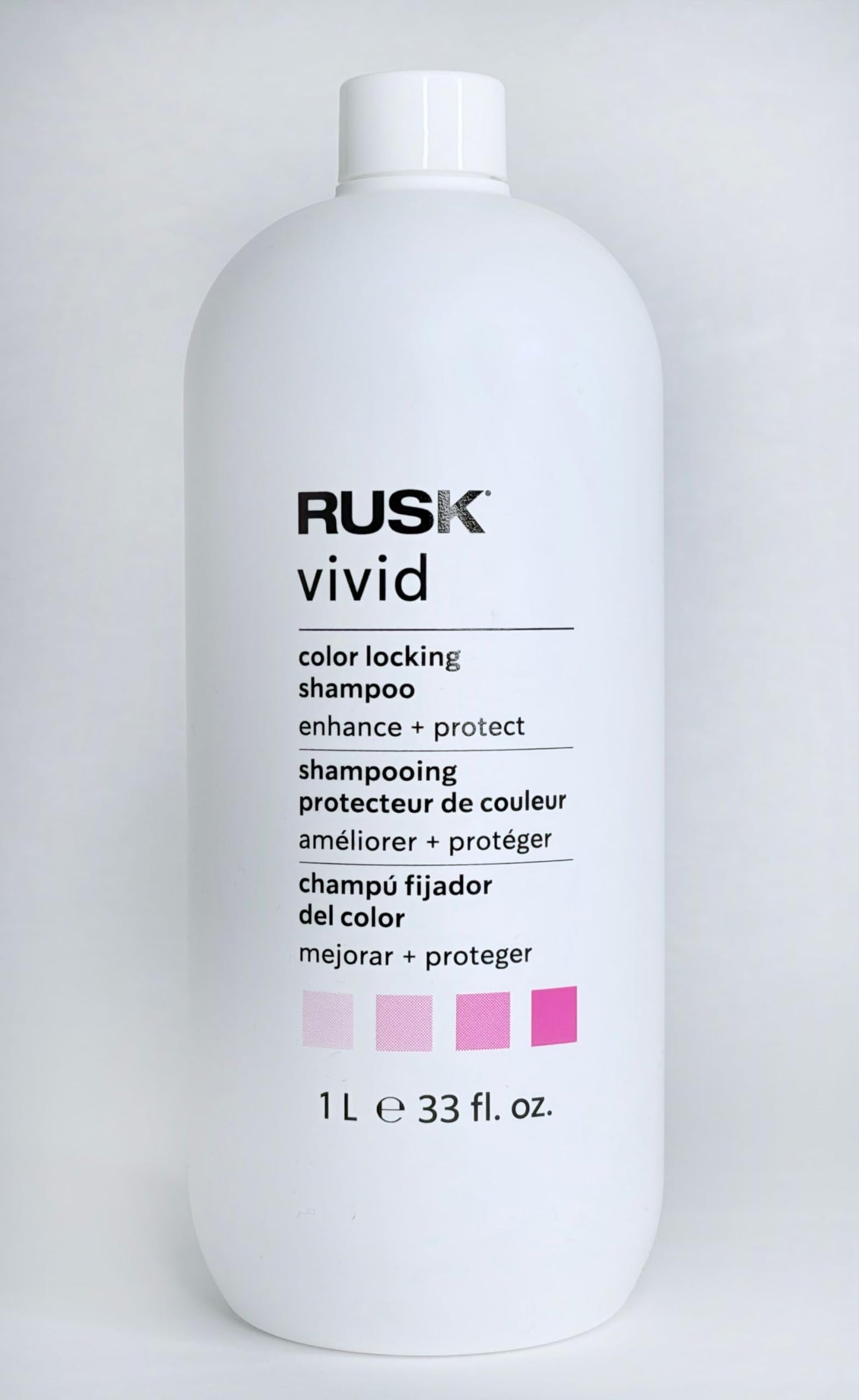 Light Gray RUSK Vivid Color Locking Conditioner 33 oz.