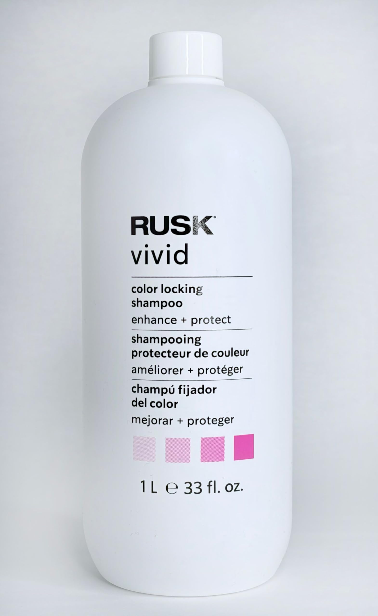 Light Gray RUSK Vivid Color Locking Conditioner 33 oz.