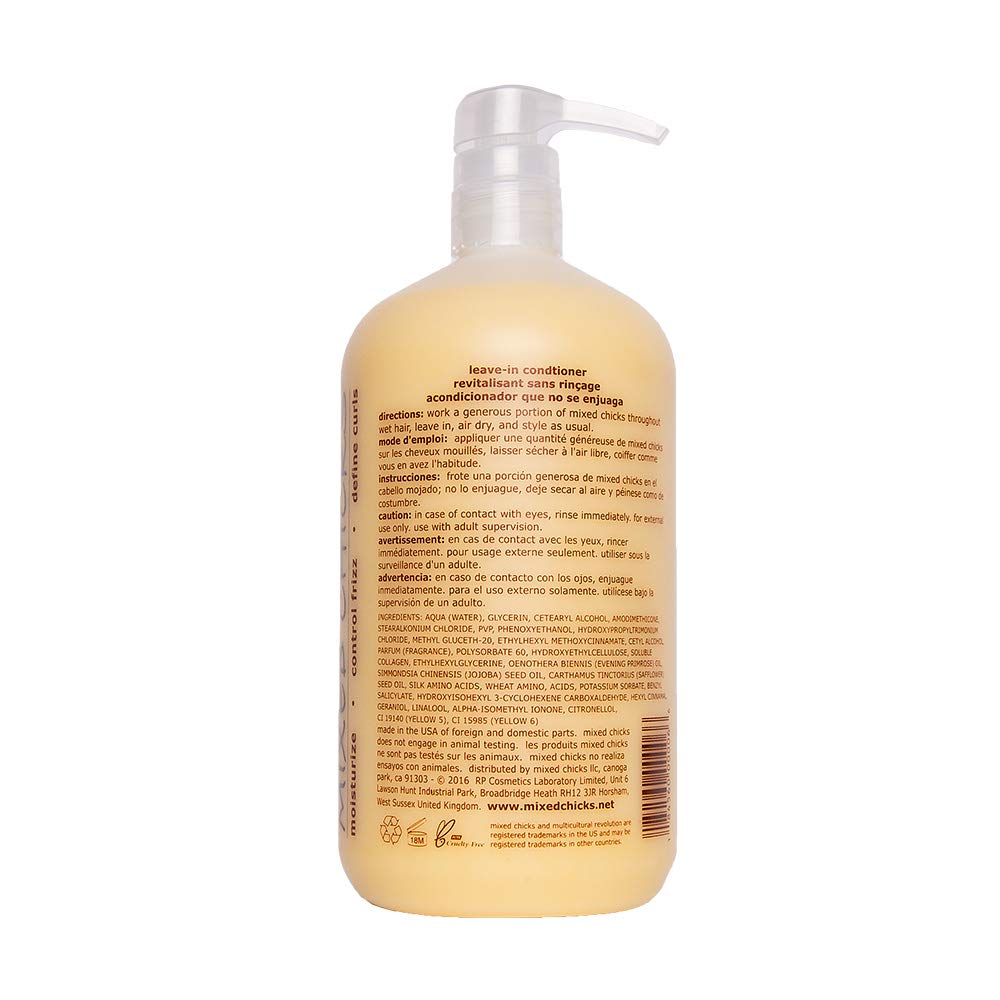 White Smoke Mixed Chicks Curl Defining & Frizz Eliminating Leave-In Conditioner, 33 fl.oz.