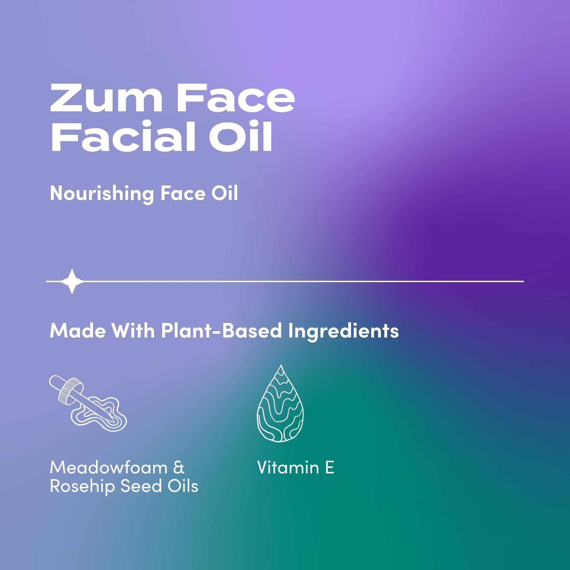 Dark Cyan Indigo Wild Zum Face Nourishing Face Oil - Hydrating Face Moisturizer - Skin Oil Made with Shea Butter & Meadowfoam Seed Oil - Beauty & Personal Care - Lavender, Geranium & Rosemary Scent - 2 fl oz