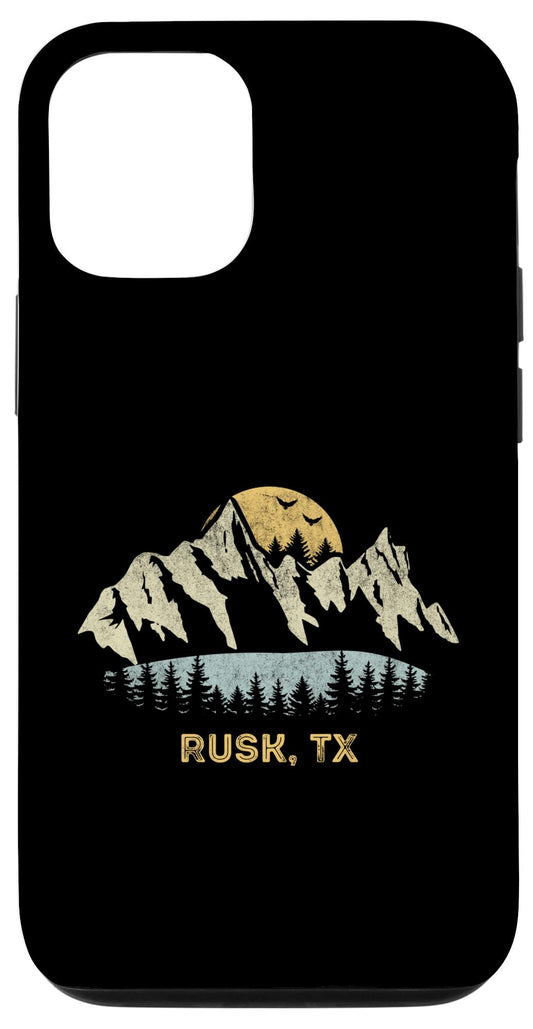 Black iPhone 15 Pro Rusk Texas Mountain Sunset Sunrise TX Case