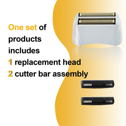 White Smoke 4 Pack Pro Shaver Replacement Foil and Cutters compatible with andis 17150(TS-1) shaver ProFoil Lithium replacement, Golden