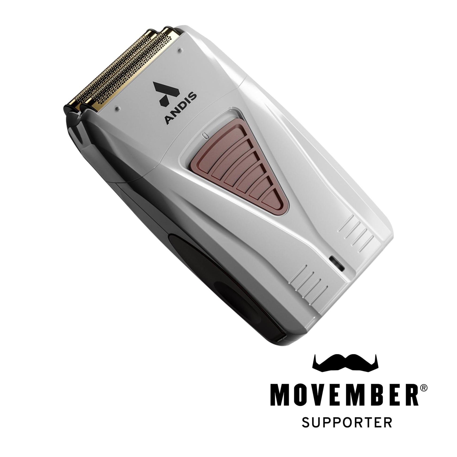 White Smoke Andis TS-1 17235 Pro Foil Lithium Titanium Foil Shaver, Cord/Cordless, Smooth Shaving Cordless Shaver with Charger, Gray