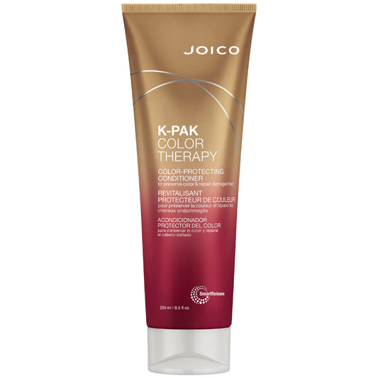 White Smoke Joico K-PAK Color Therapy Color-Protecting Conditioner | For Color-Treated Hair | Boost Shine & Elasticity | Repair Breakage | Rebuild Damaged Hair | With Keratin & Argan Oil | 8.5 Fl Oz