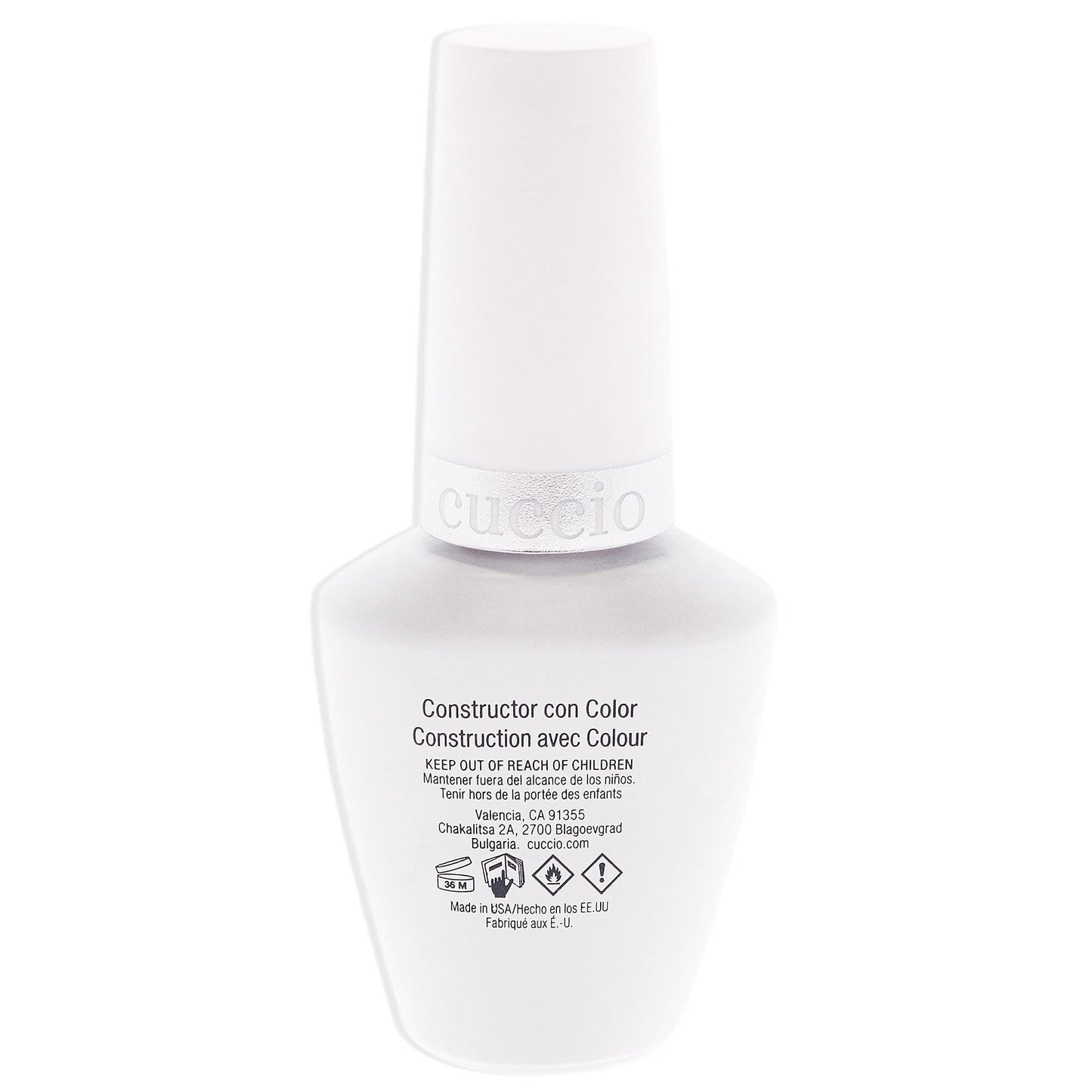 Lavender Cuccio Pro Brush-On Colour Builder Soak Off Gel - LED and UV Self-Leveling Lightweight Formula - Camouflages Re-Growth and Corrects Uneven Nail Beds - Base Coat - Cherry Blossom - 0.43 oz