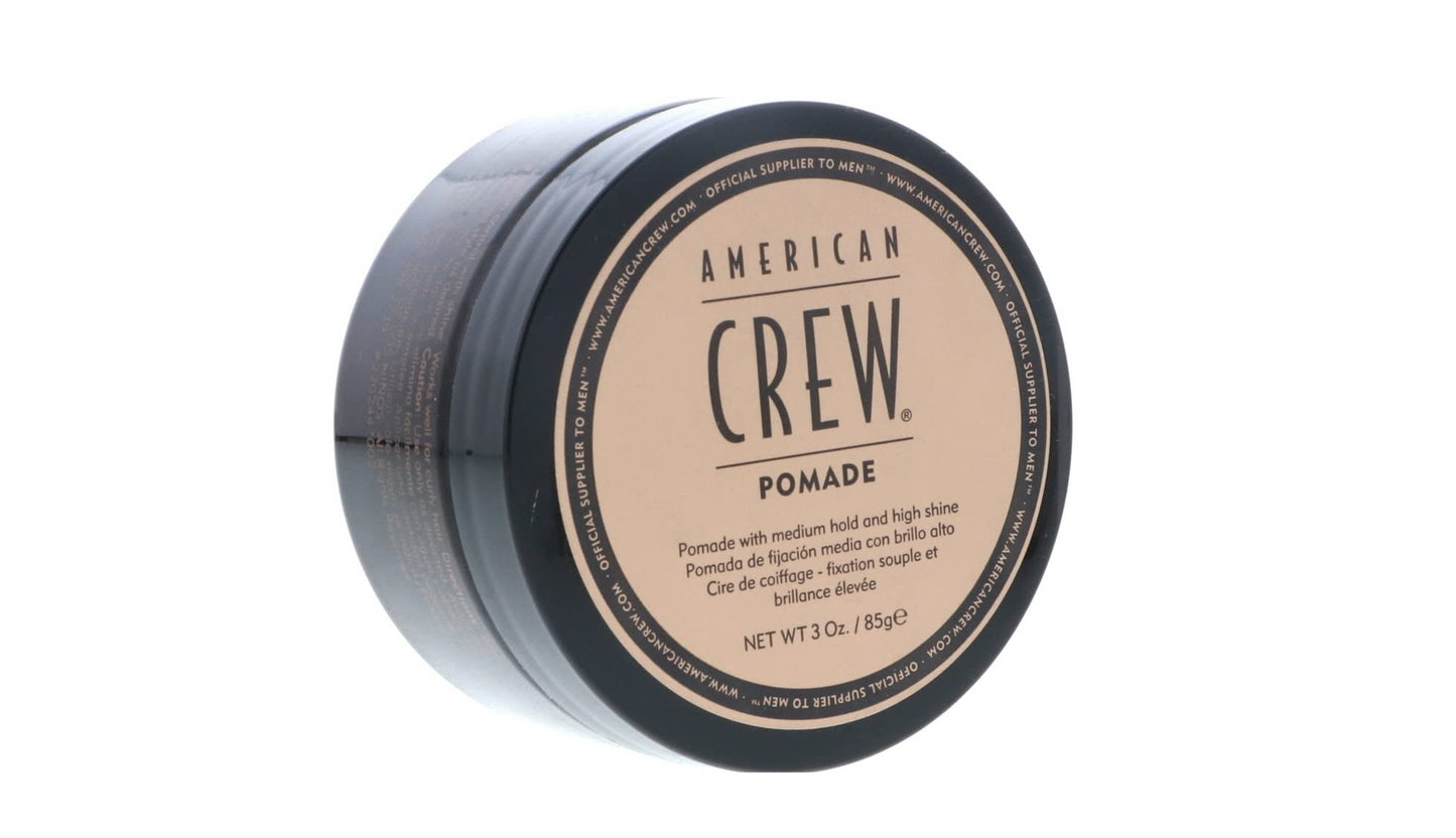 White Smoke Men's Hair Pomade by American Crew, Medium Hold with High Shine, 3 Oz (Pack of 2)