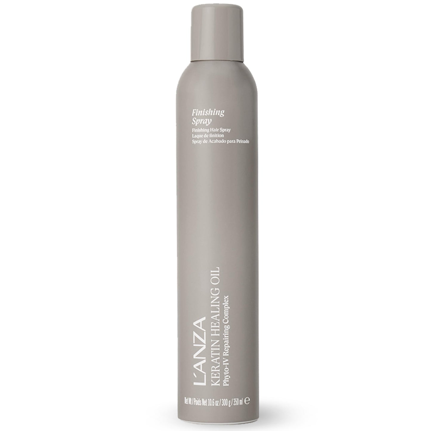 White Smoke L'ANZA Keratin Healing Oil Finishing Spray For Hair Strong Flexible Hold, Humidity Resistant, Adds Lustrous Shine, Brushable, Heat Protection, Color Safe, Sulfate Free (10.6 Fl Oz)