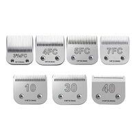 White Smoke 7PCS Dog Grooming Blades Compatible with Andis Dog Clippers,Dog Clipper Blades Compatible with Oster A5,Wahl km10 Dog Clippers for Animal Dog Cat Horse,Stainless-Steel Blade Sharp