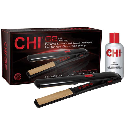 White Smoke Farouk CHI G2 Styling Iron with Silk Infusion