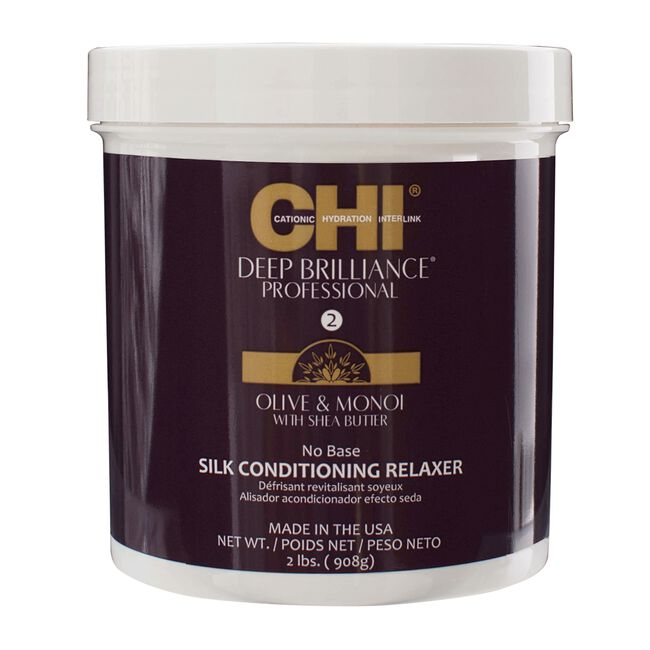 Black CHI CHI Deep Brilliance - Silk Conditioning Relaxer