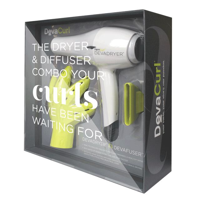 White Smoke Deva Curl DevaDryer and DevaFuser Combo