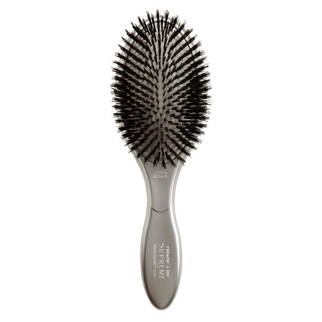 White Smoke Olivia Garden Ceramic and Ion Supreme Boar Brush