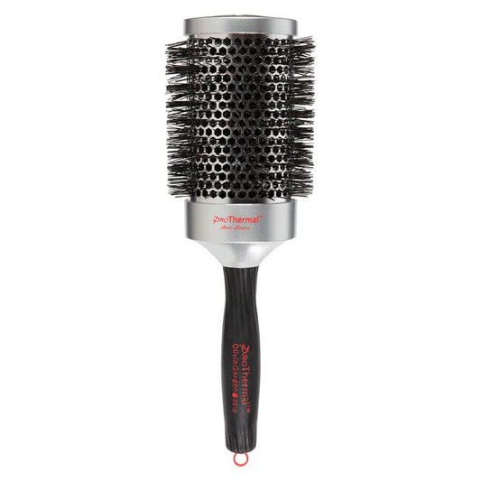 White Smoke Olivia Garden Pro Thermal T63 Anti-Static Brush - 3 1/2 Inch