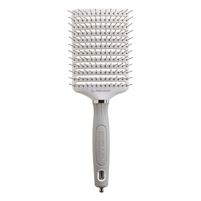 White Smoke Olivia Garden Ceramic+Ion XL Pro Vent Brush