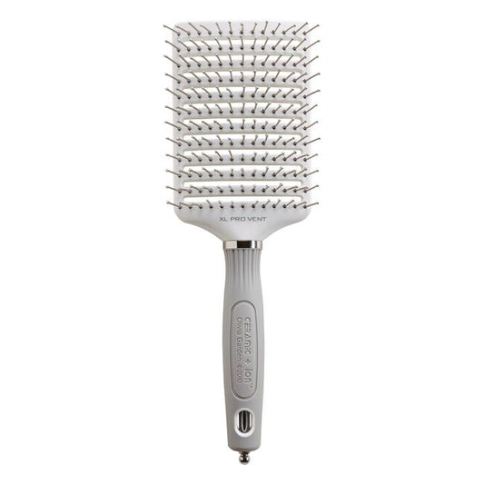 White Smoke Olivia Garden Ceramic+Ion XL Pro Vent Brush