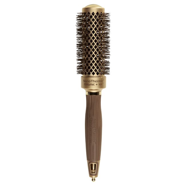 White Smoke Olivia Garden NanoThermic Round Thermal Brush Collection