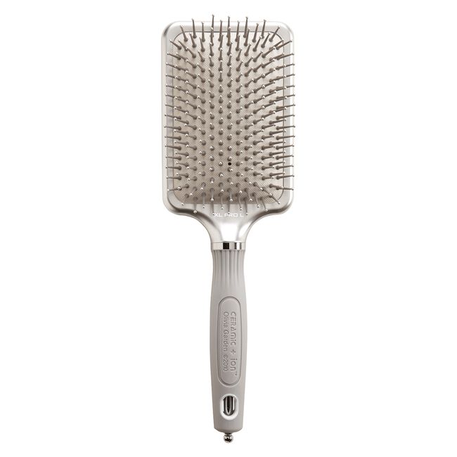 White Smoke Olivia Garden Ceramic+Ion XL Pro Large Paddle Brush