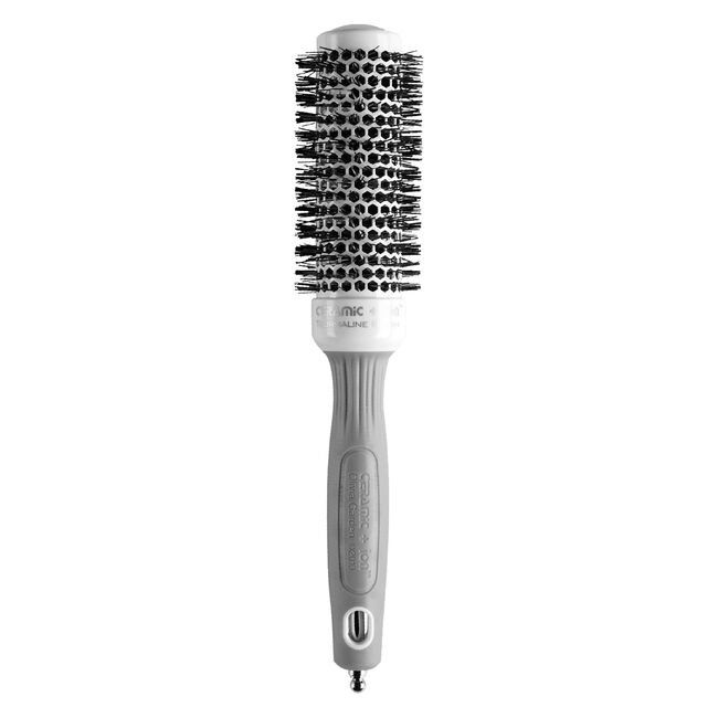 White Smoke Olivia Garden Ceramic+Ion Thermal Round Brush Collection