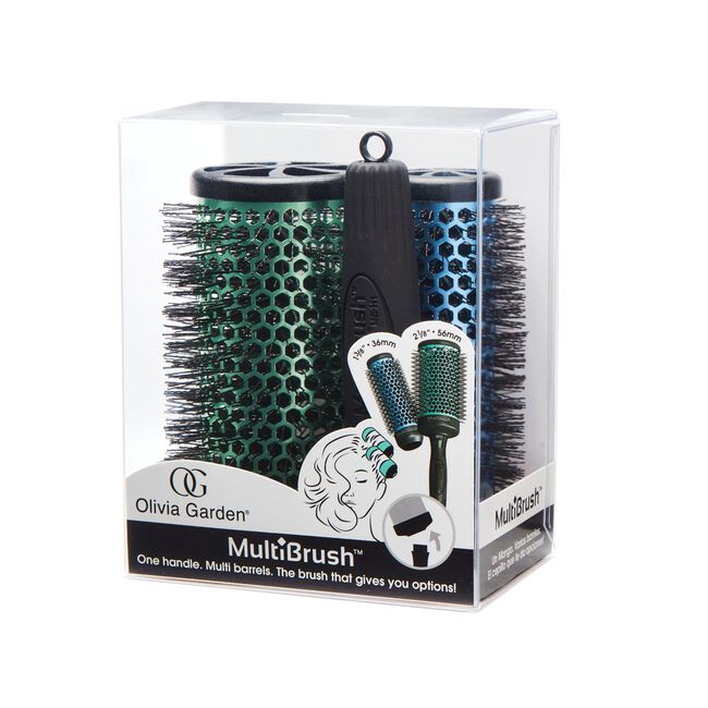 White Smoke Olivia Garden MultiBrush - 3 Count Kit