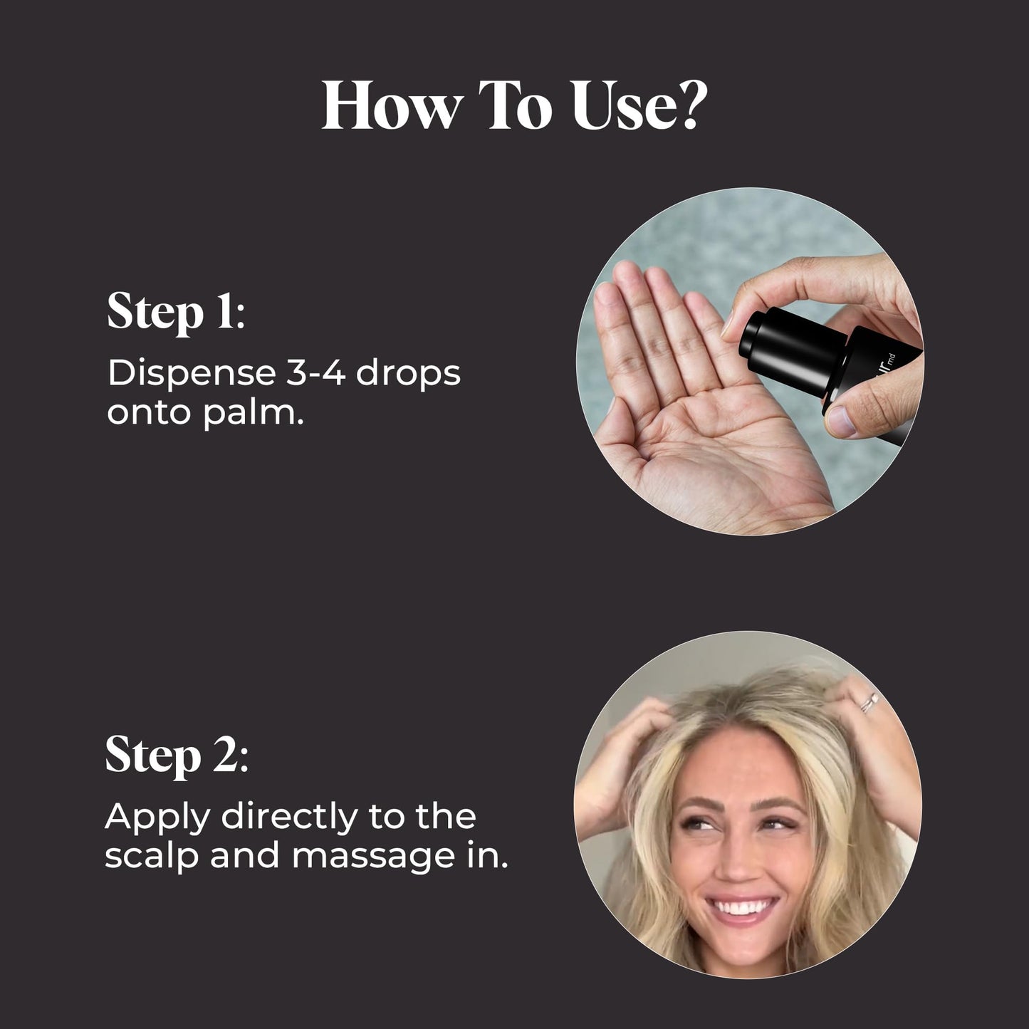 Dark Slate Gray KilgourMD: The Treatment Scalp Serum - Science-Forward, Natural Approach to Hair Thinning, Scalp Anti-Ageing Serum, Dermatologist-Developed, 30ml