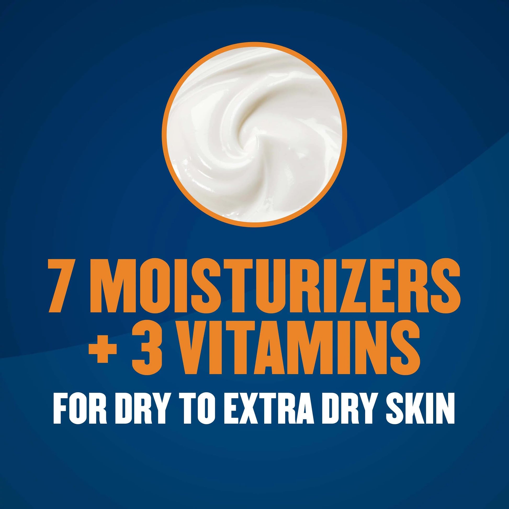 Midnight Blue Gold Bond Rough & Bumpy Daily Skin Therapy Cream, 8 oz Cream With 7 Moisturizers & 3 Vitamins