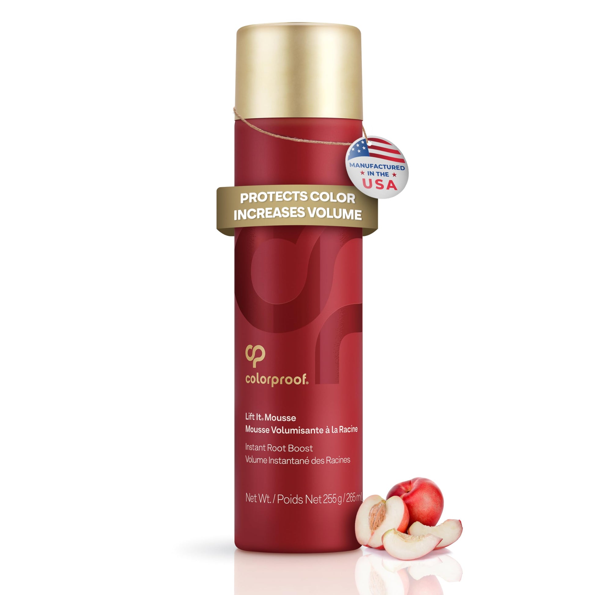 White Smoke Colorproof Volume Lift It Hair Mousse 9 Fl. Oz. Volumizing Mousse, White Nectarine Scent