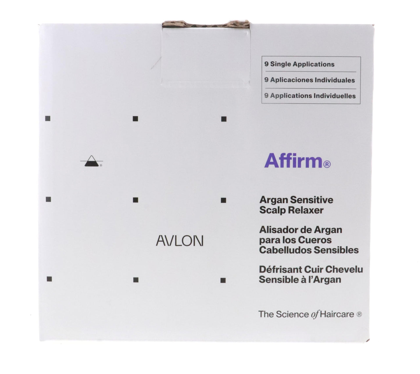 Light Gray AFFIRM CONDITIONING RELAXER SYSTEM SENSITIVE SCALP CREME RELAXER 9 APPLICATIONS by AVLON AFFIRM