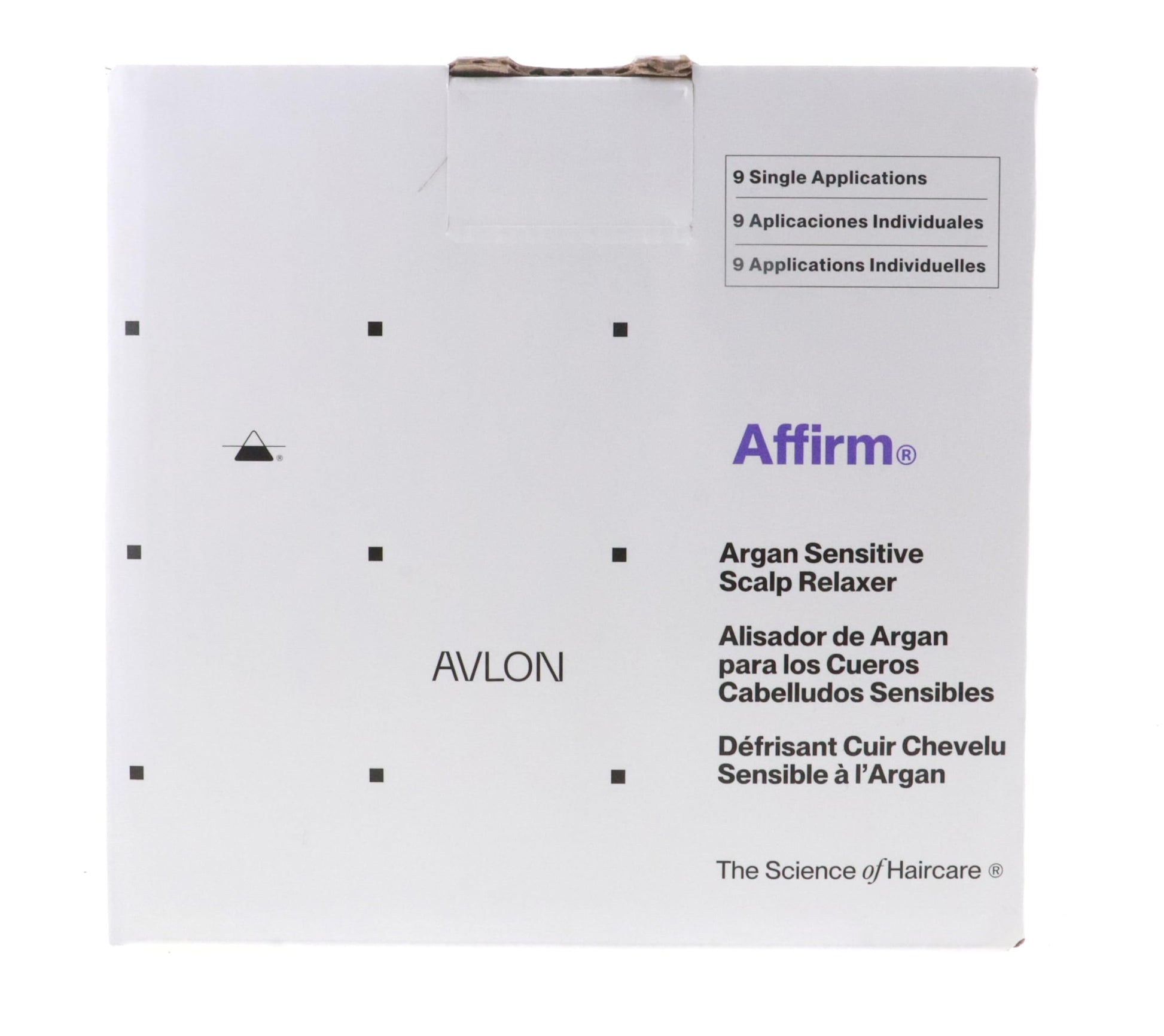 Light Gray AFFIRM CONDITIONING RELAXER SYSTEM SENSITIVE SCALP CREME RELAXER 9 APPLICATIONS by AVLON AFFIRM