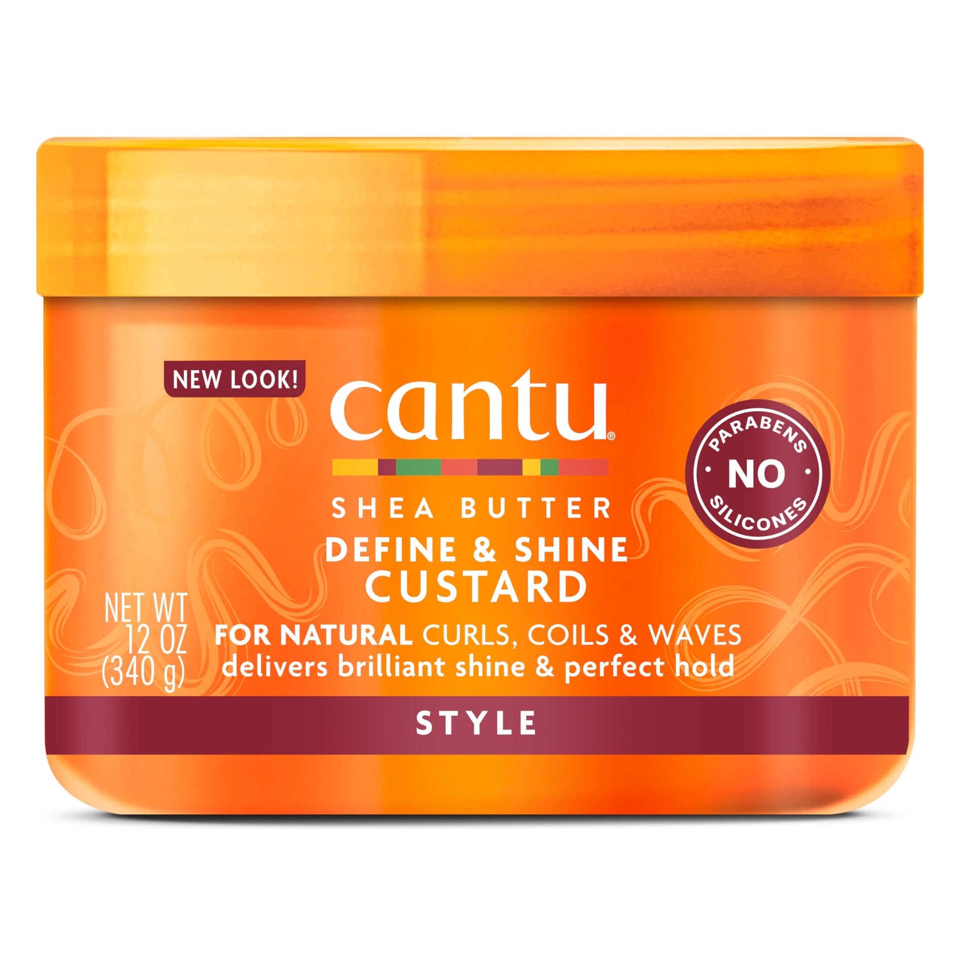 Coral Cantu Shea Butter for Natural Hair Define & Shine Custard, 12 Oz