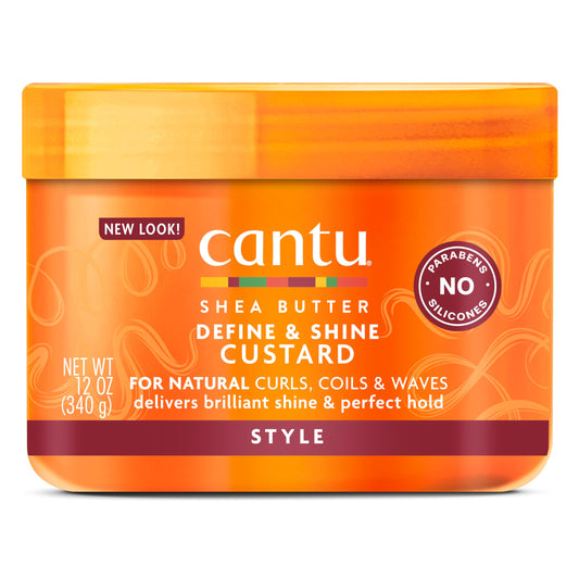 Coral Cantu Shea Butter for Natural Hair Define & Shine Custard, 12 Oz